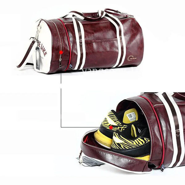 Waterproof PU Leather Travel Bag